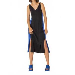 NEW SKFK uda midi dress in black